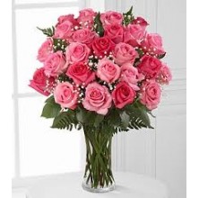 Passion for Pink - 24 Stems Vase